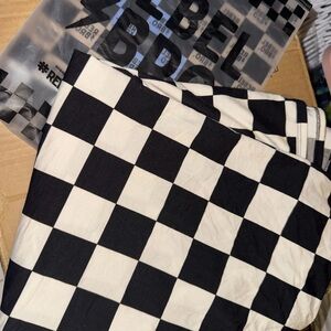 Rebel Bro Checkered Bamboo Swaddle Blanket